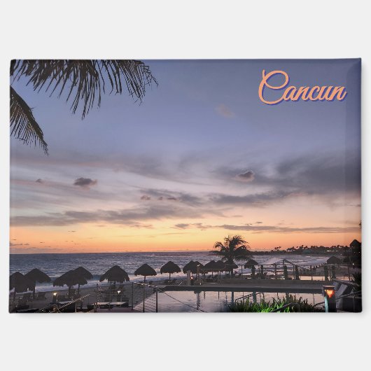 Cancun Mexico Souvenir Magnet マグネット (正面)