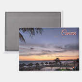 Cancun Mexico Souvenir Magnet マグネット (正面/裏面)