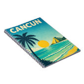 Cancun Mexico Vintage Travel ノートブック (右側)