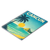 Cancun Mexico Vintage Travel ノートブック (左側)