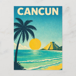 Cancun Mexico Vintage Travel ポストカード