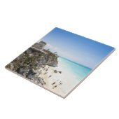 Cancun, Quintana Roo,メキシコ – 丘の遺跡 タイル (側面)