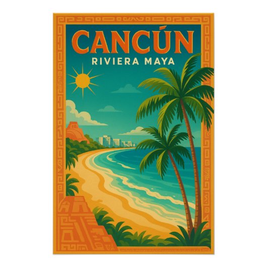 Cancún – Riviera Maya travel ポスター (正面)