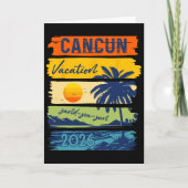 Cancun Vacation 2026 Sea Sand Beach Summer Trip Re カード (正面)