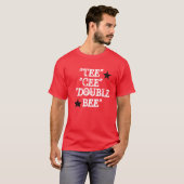 Candaceの小川バンド赤いT Tシャツ (正面フル)