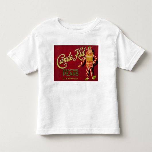 Candeの子供のナシの木枠LabelMedford、または トドラーTシャツ (正面)