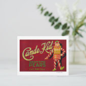 Cande Kid Pear Crate LabelMedford、または ポストカード (スタンド正面)