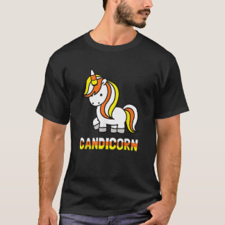 Candicorn Fun Halloween Unicorn T-Shirt Tシャツ
