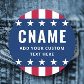 Candidate name slogan political election campaign 名札