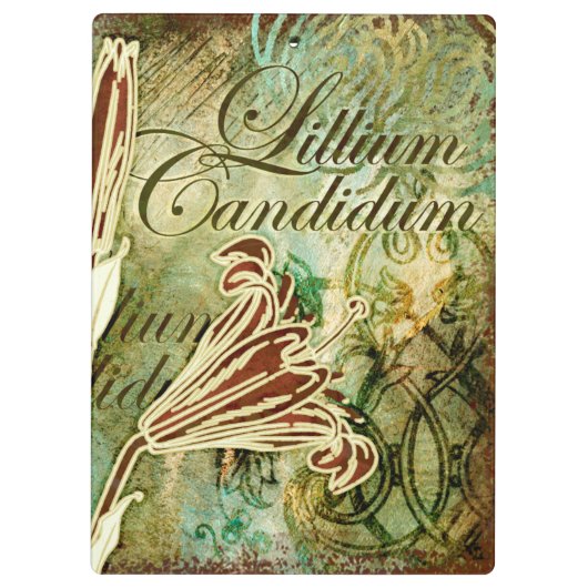 Candidum Lillium クリップボード (裏面)