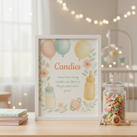 Candies Guessing Game Poster ポスター