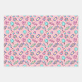 Candies Pink ラッピングペーパーシート (正面)