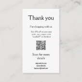 Candle気にの指示感謝していを追加する エンクロージャーカード (正面)