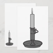 Candle 01 サンキューカード (正面/裏面)