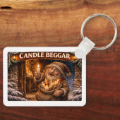 Candle Beggar Icelandic Yule Lad キーホルダー (正面)