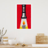 Candle Flashlight - Matchbox Print - Aesthetic ポスター (キッチン)