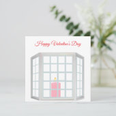Candle in the Window Valentine’s Day Card シーズンカード (スタンド正面)