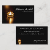 Candle/light business cars 名刺 (正面/裏面)