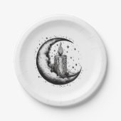 Candle Lit Moon ペーパープレート (正面)