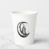 Candle Lit Moon 紙コップ (正面)