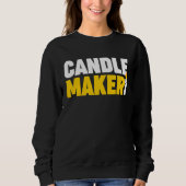 Candle Maker  Candle Making スウェットシャツ (正面)