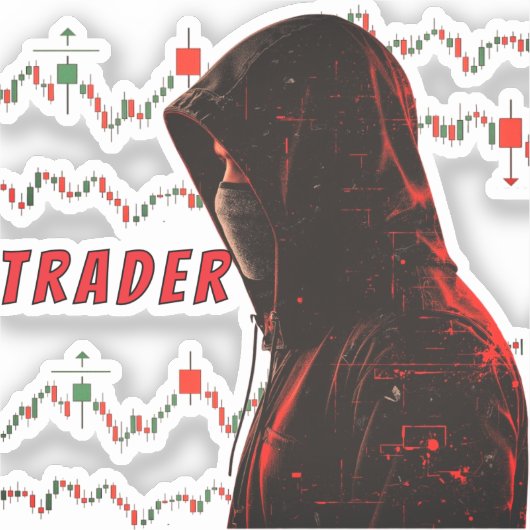Candle Master – Chart Pattern Sticker for TRADER シール (正面)