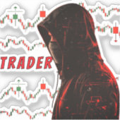 Candle Master – TRADERのためのチャートパターンシール シール (正面)