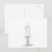 Candle Postcard ポストカード (正面/裏面)