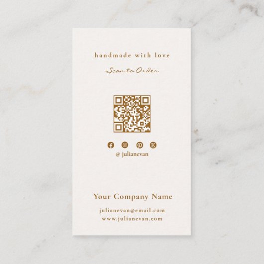 Candle Scent Sample Fragrance Yellow Tester Card 名刺 (裏面)