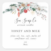 Candle Stickers スクエアシール (正面)