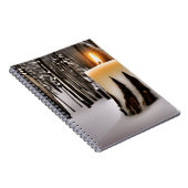 Candle Tree Snow Forest ノートブック (右側)