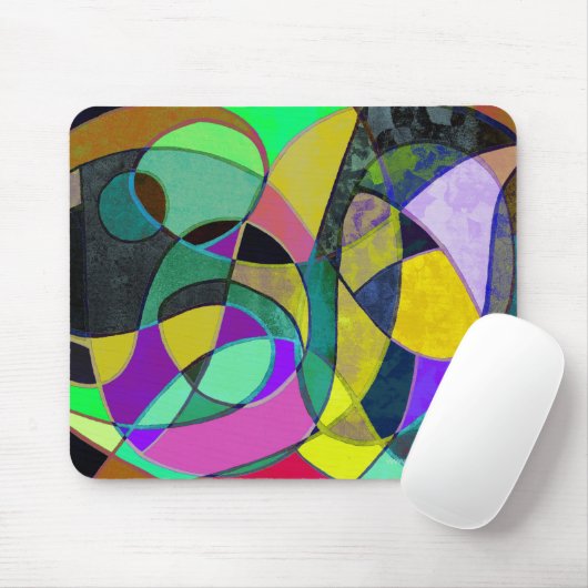 Candlelight Abstract Mousepad 1 マウスパッド (マウス)