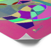 Candlelight Abstract v2 ポスター (角)