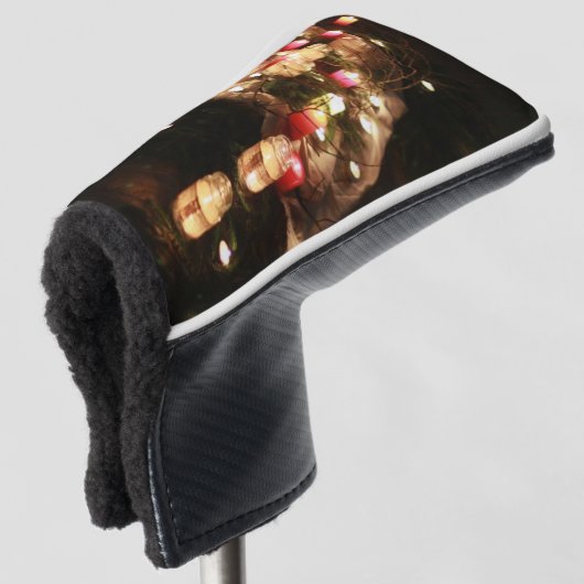 Candlelight Golf Head Cover – Customizable ゴルフヘッドカバー (3/4 正面)
