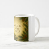 Candlelight in the Pines Mug | Elegant Woodland コーヒーマグカップ (正面右)