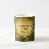 Candlelight in the Pines Mug | Elegant Woodland コーヒーマグカップ (中央)