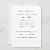 Candlelit Dogs – Warm Painterly Party Invitation 招待状 (裏面)