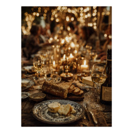 Candlelit Wine & Bread Feast ポスター