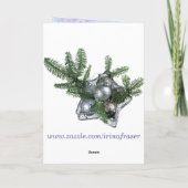 Candles, clock New Year's Greeting Card シーズンカード (裏面)