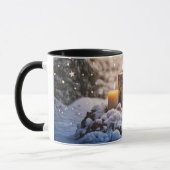 Candles in the Snow Mystical Holiday Coffee マグカップ (左)