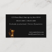 Candles/lights business cars 名刺 (裏面)