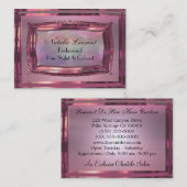 Candscentのエレガントな真珠のプロフェッショナルビジネス 名刺 (正面/裏面)