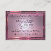 Candscentのエレガントな真珠のプロフェッショナルビジネス 名刺 (裏面)