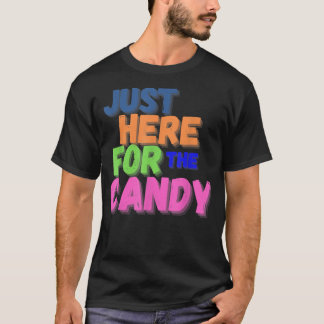 Candyおもしろい Halloween 2022のトリックのためにちょうどここに Tシャツ