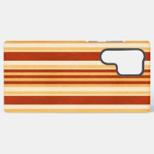Candy Bar stripes red and yellow Phone Case Samsung Galaxyケース (裏面横)