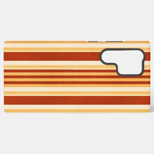 Candy Bar stripes red and yellow Phone Case Samsung Galaxyケース (裏面横)