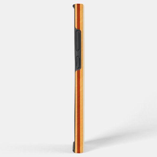 Candy Bar stripes red and yellow Phone Case Samsung Galaxyケース (右側面)