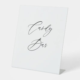 Candy Bar Wedding Sign | Dessert Table Sign  台座サイン