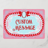 Candy Cameo Custom 箔シーズンカード (正面)