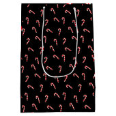 Candy Cane ミディアムペーパーバッグ (裏面)